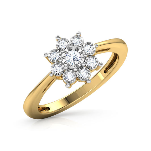 Cluster Miracle Plate Diamond Ring