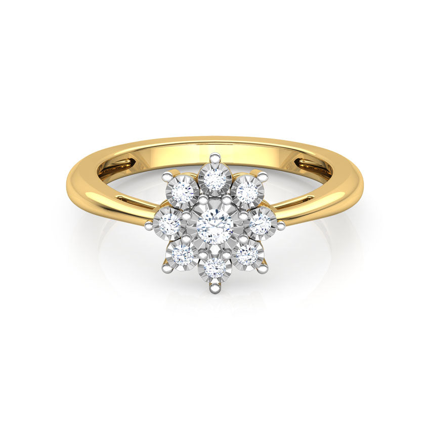 Cluster Miracle Plate Diamond Ring