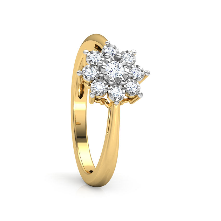 Cluster Miracle Plate Diamond Ring