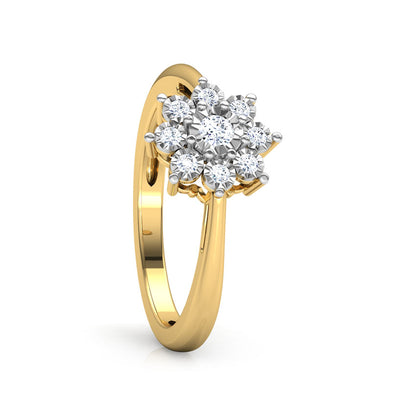Cluster Miracle Plate Diamond Ring