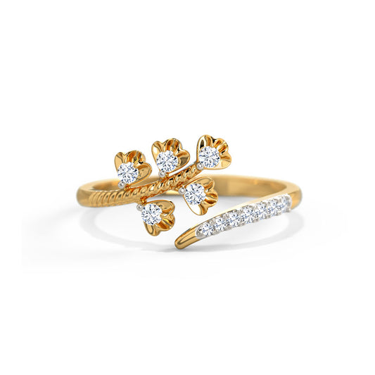 Ella Petite Flora Diamond Ring