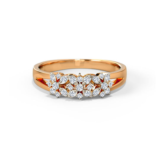 Trinity Bloom Diamond Band