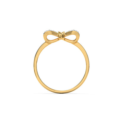 Pretty Bow Diamond Ring