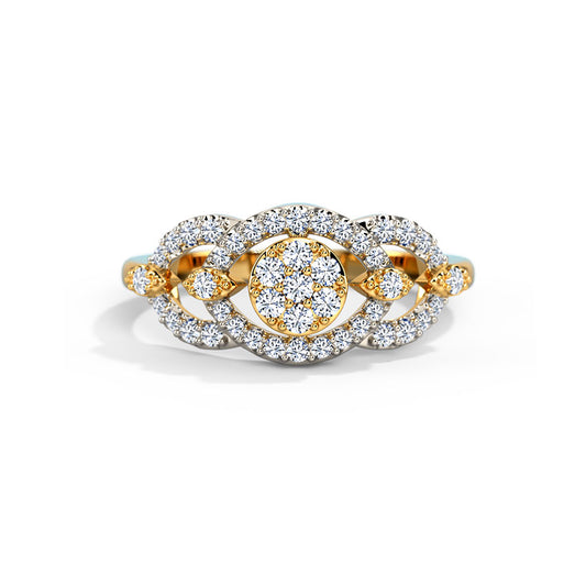 Sunbeam Yellow Diamond Ring