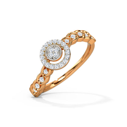 Fiona Halo Diamond Ring