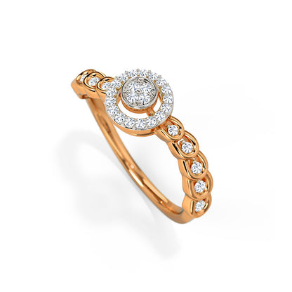 Fiona Halo Diamond Ring