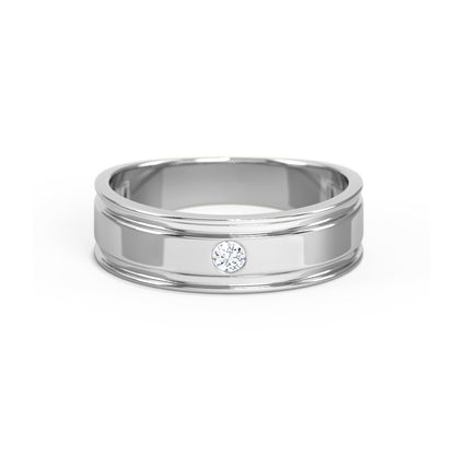 Eternal Flush-Set Diamond Band