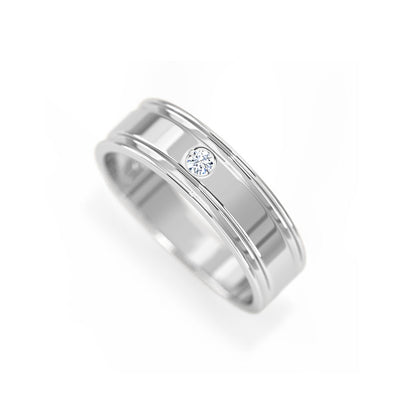 Eternal Flush-Set Diamond Band