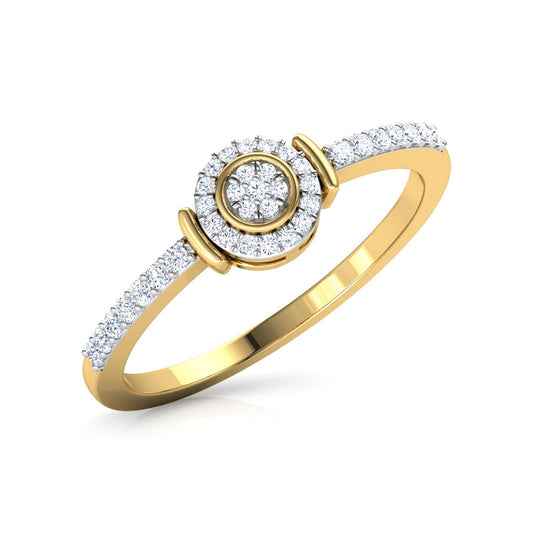 Elegant Halo Diamond Ring