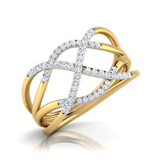 Aria Interwoven Diamond Ring