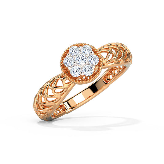 Cirque Mesh Diamond Ring
