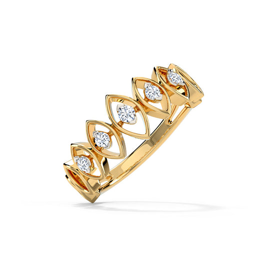 Gleaming Marquise Diamond Ring