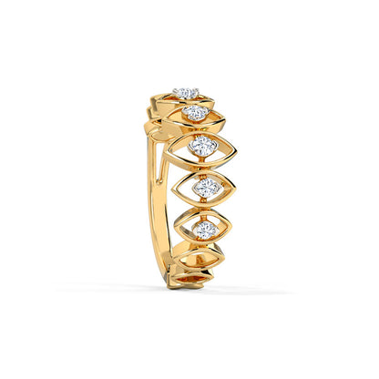 Gleaming Marquise Diamond Ring