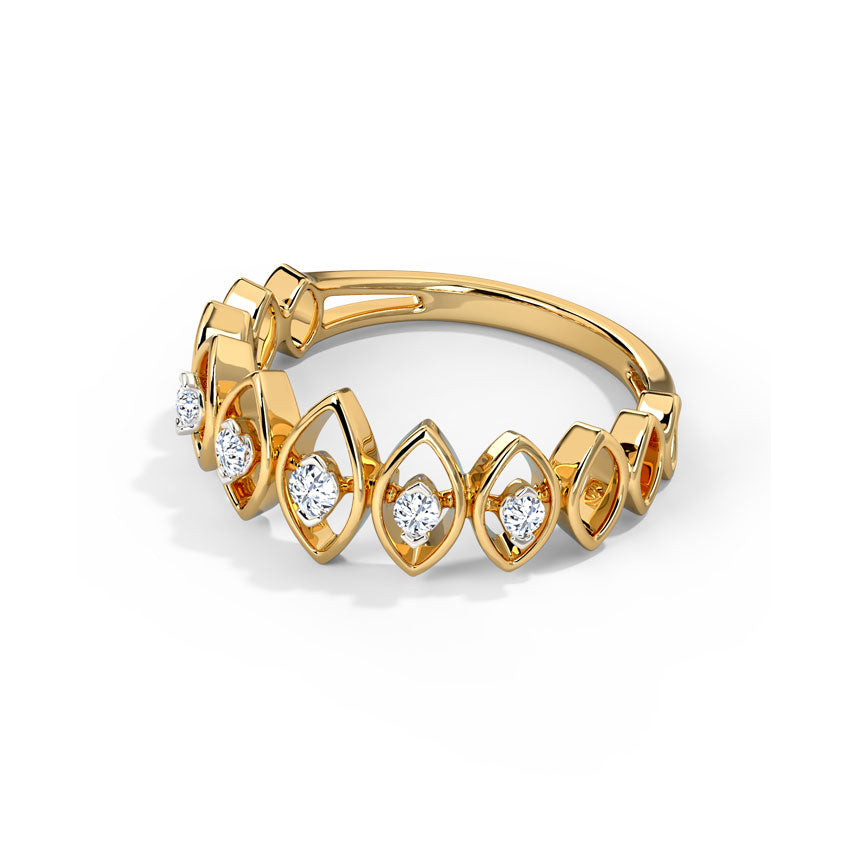 Gleaming Marquise Diamond Ring