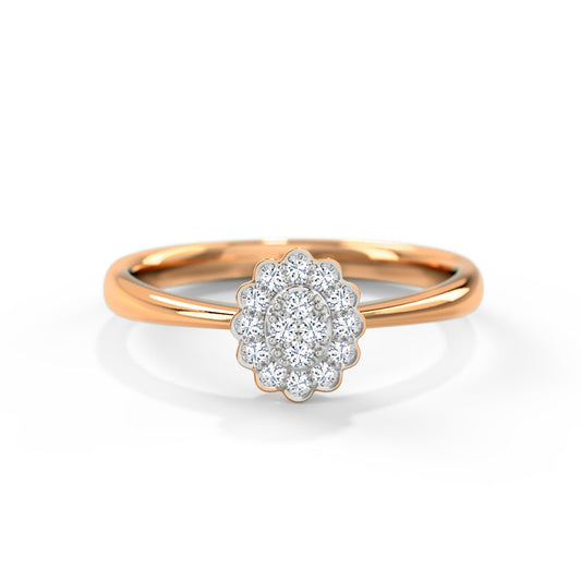 Belle Flora Diamond Ring