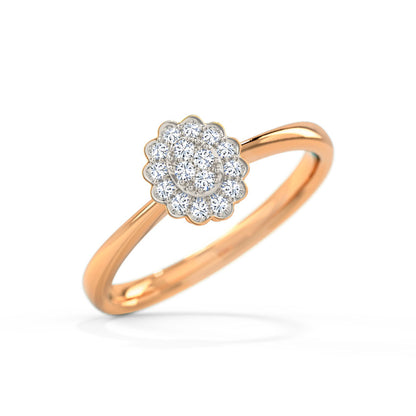Belle Flora Diamond Ring