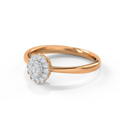 Belle Flora Diamond Ring