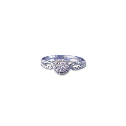 Emilia Halo Diamond Ring