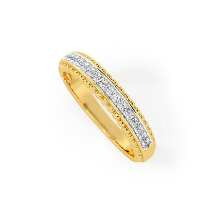 Topaz Swish Diamond Band