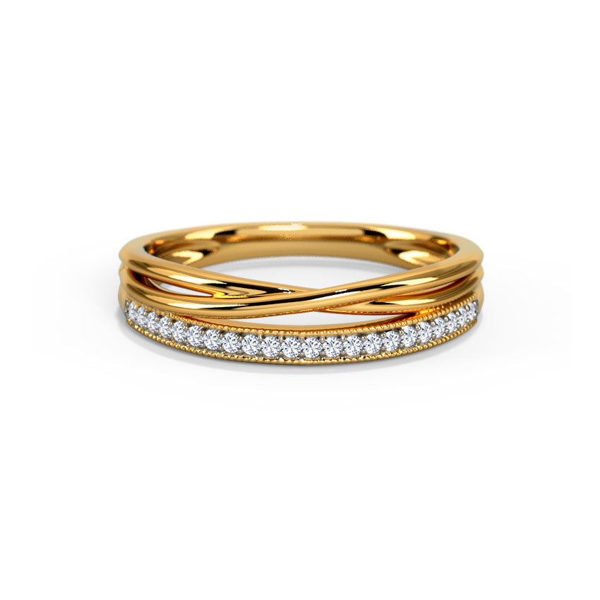 Mara Twist Diamond Band