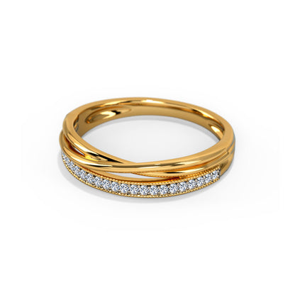 Mara Twist Diamond Band