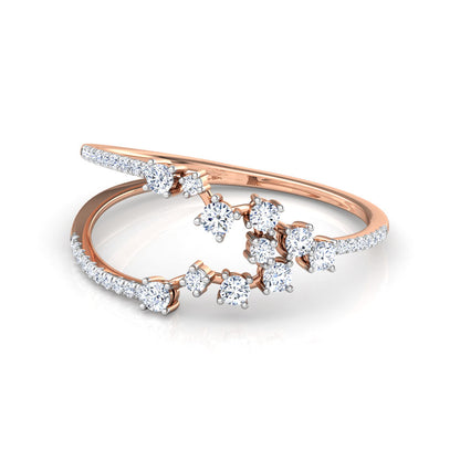 Voguish Cluster Diamond Ring