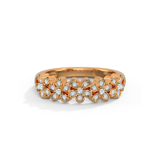 Forget-Me-Not Diamond Band