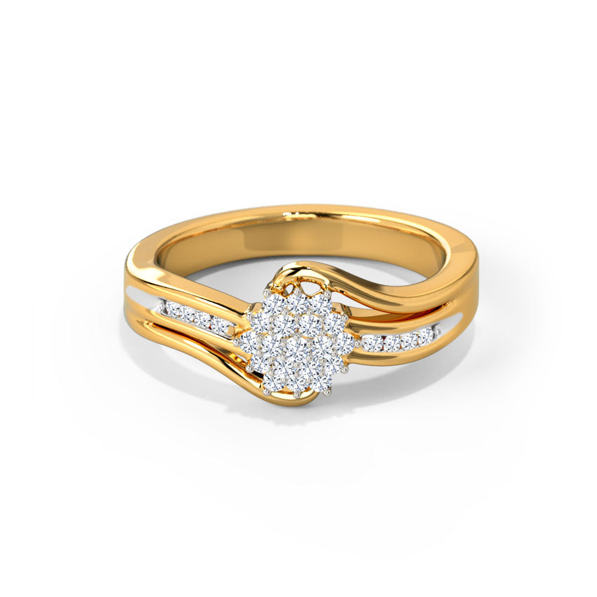Artistic Bloom Diamond Ring