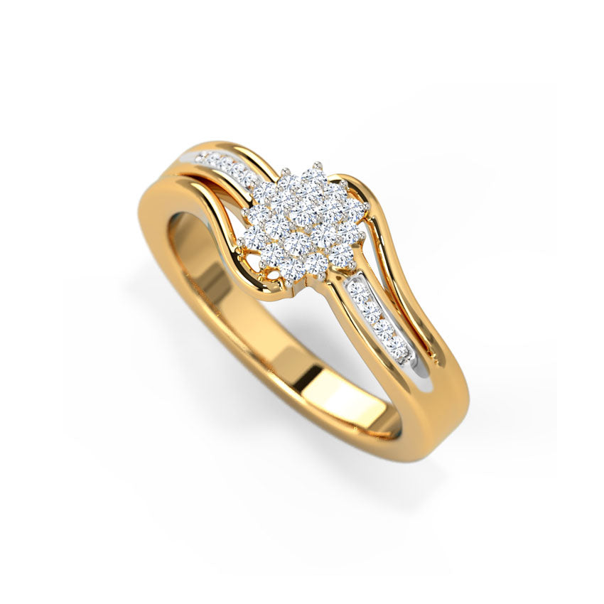 Artistic Bloom Diamond Ring