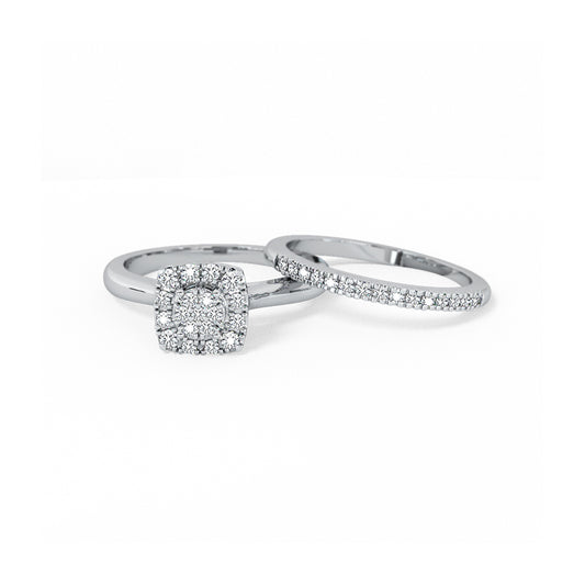 Ancy's Bridal Band Set