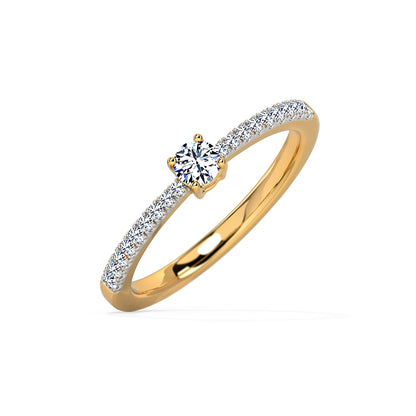 Linear Allure Diamond Ring