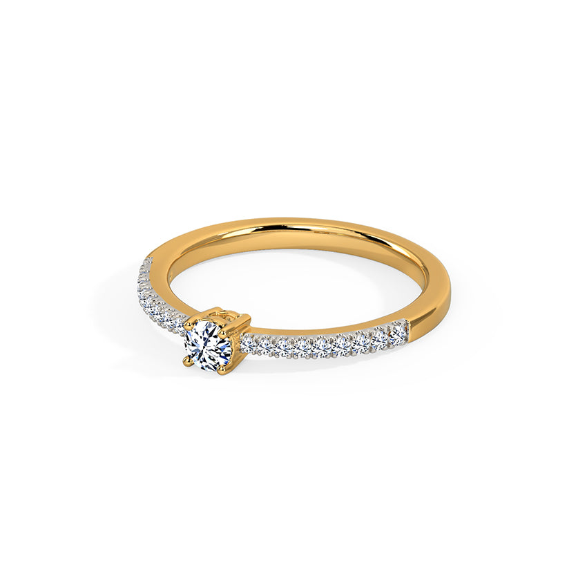Linear Allure Diamond Ring