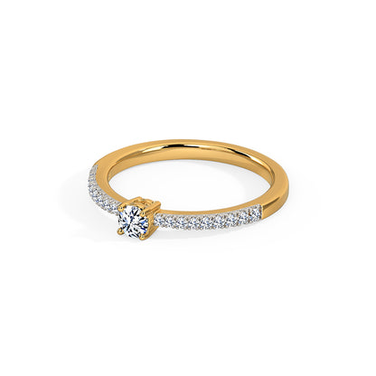Linear Allure Diamond Ring