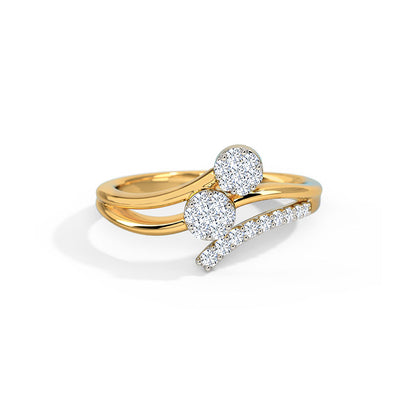 Cloned Cluster Diamond Ring