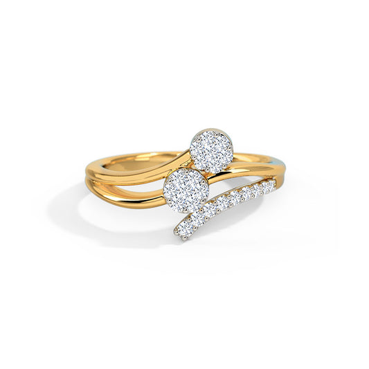Cloned Cluster Diamond Ring