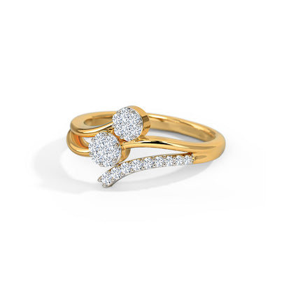 Cloned Cluster Diamond Ring