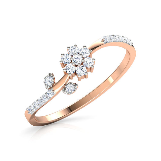 Florence Leaf Diamond Ring
