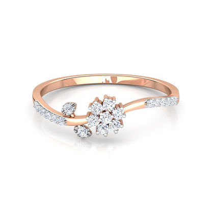 Florence Leaf Diamond Ring