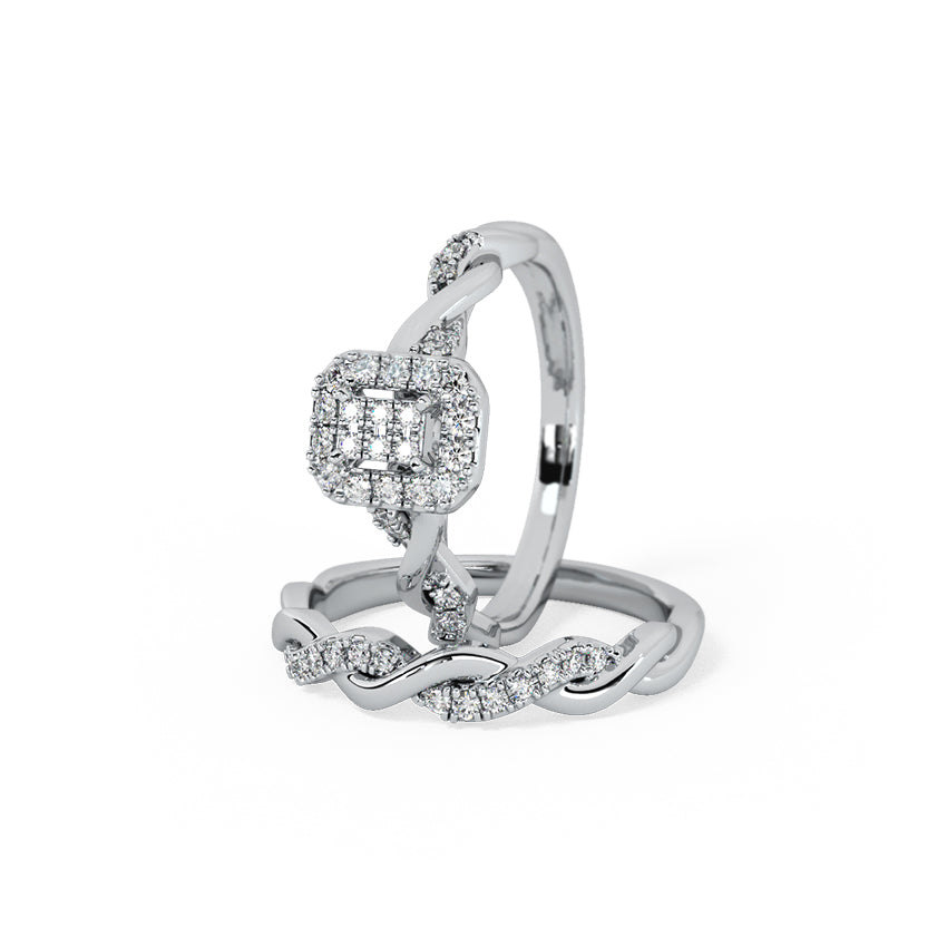 Trinity Bridal Ring Set