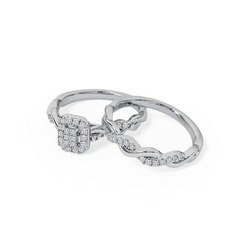 Trinity Bridal Ring Set