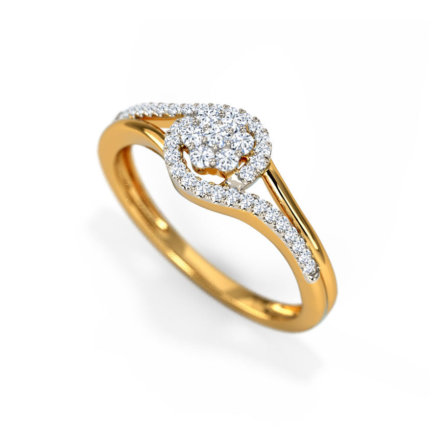 Elena Cluster Diamond Ring