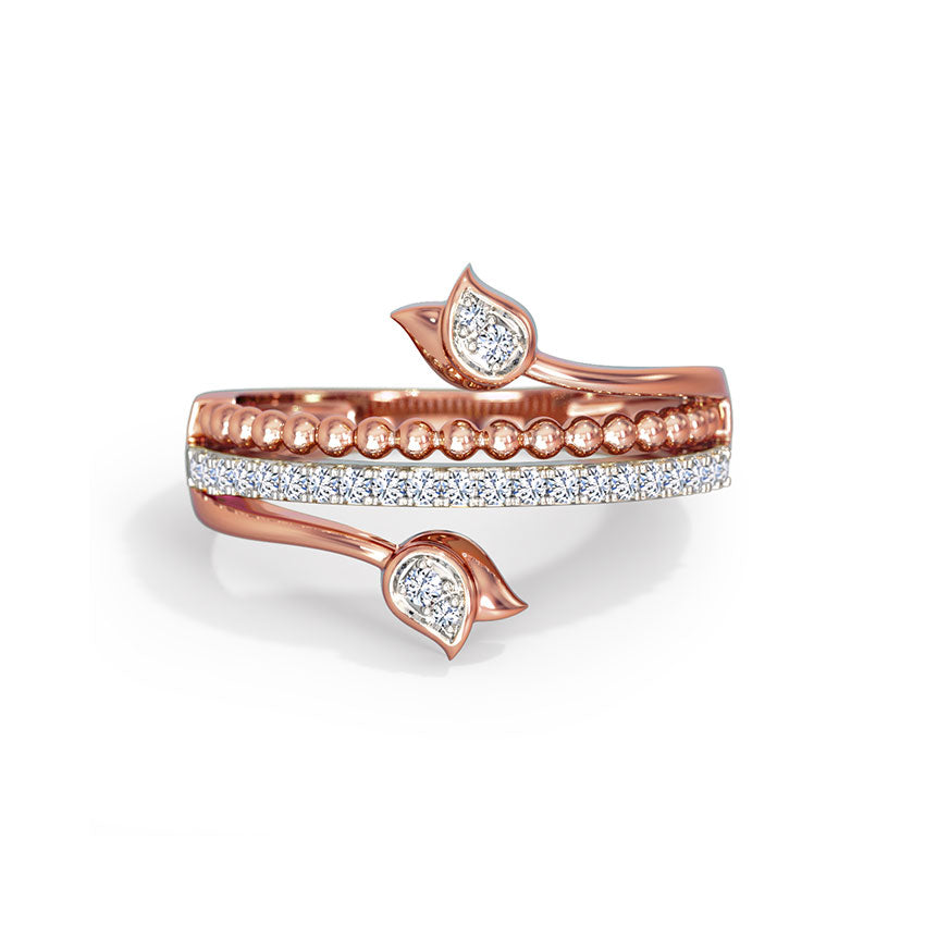 Florin Tulip Diamond Ring