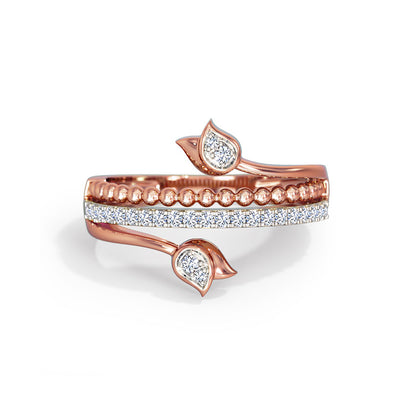 Florin Tulip Diamond Ring