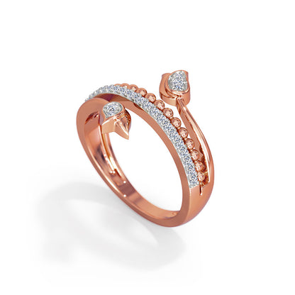 Florin Tulip Diamond Ring