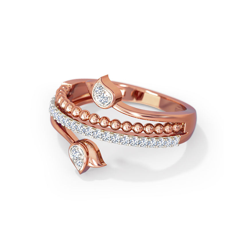 Florin Tulip Diamond Ring