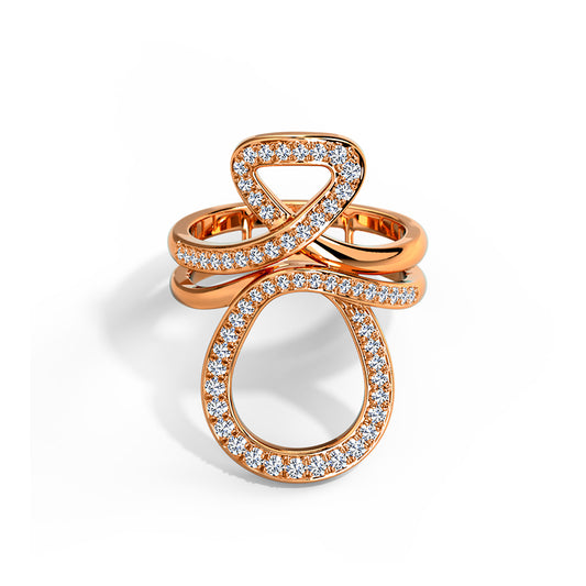 Poppy Curve Diamond Ring