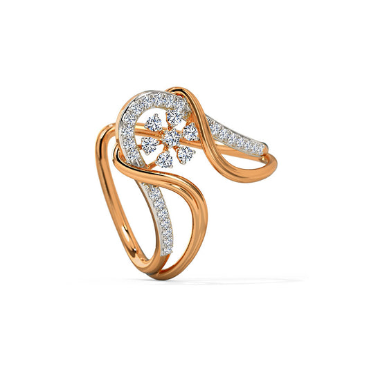 Floral Tales Diamond Vanki Ring