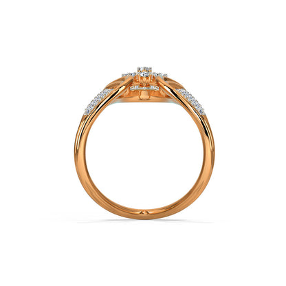 Floral Tales Diamond Vanki Ring