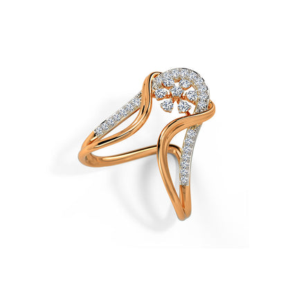 Floral Tales Diamond Vanki Ring