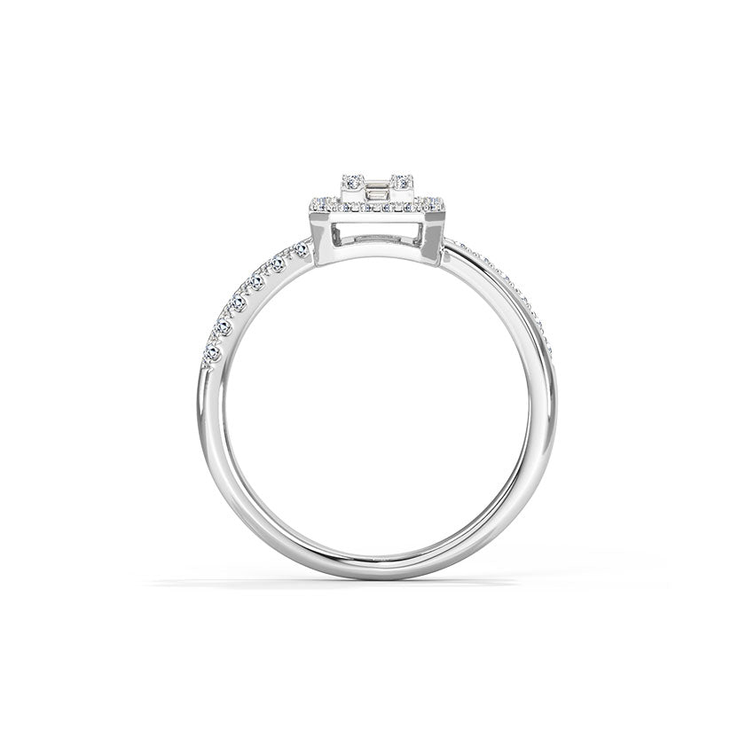 Mila Linear Diamond Ring